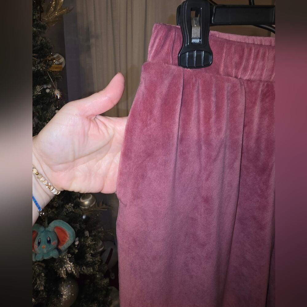 GAP Plush Pink Joggers Small EUC